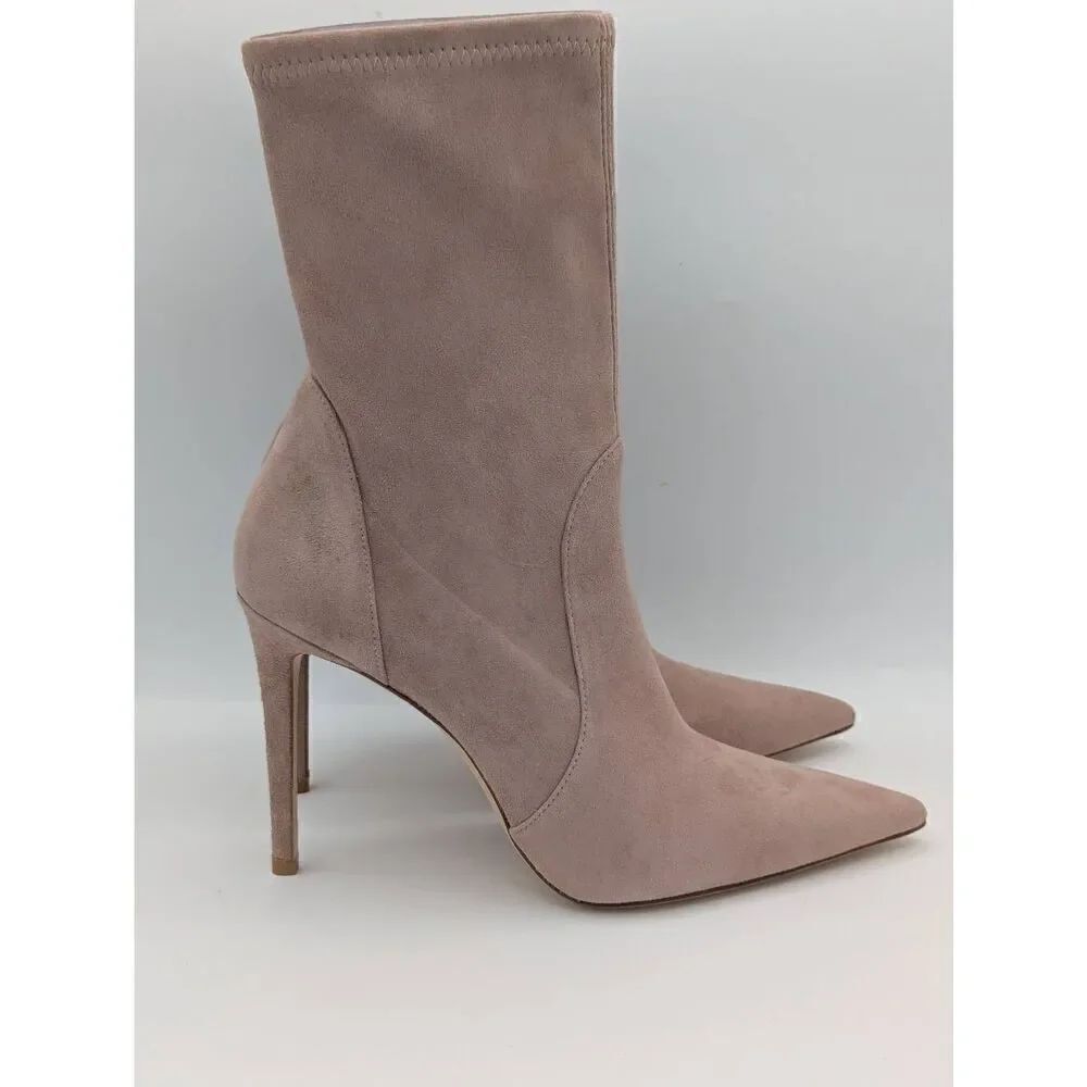 Stuart Weitzman power bootie 100 in fawn size 9